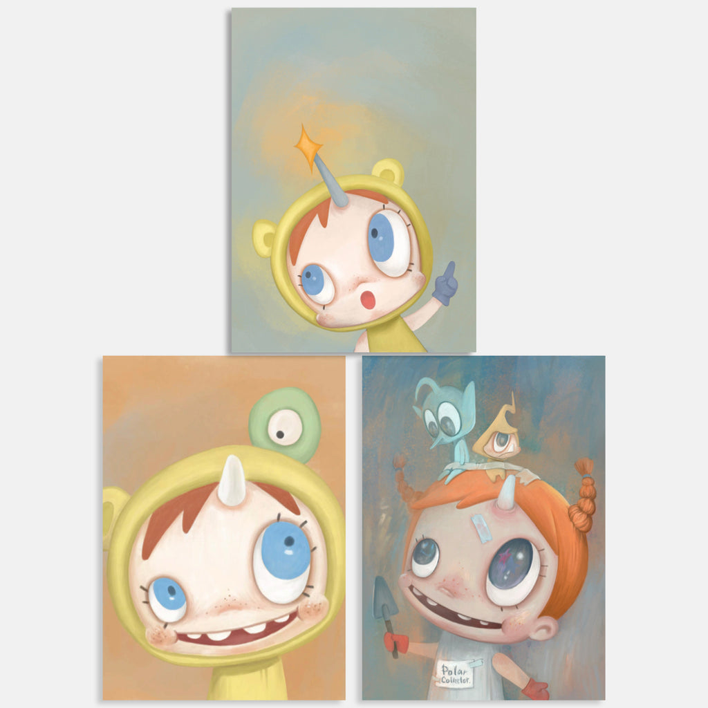 Polar -  Postcard Set | 3 pcs per set / A5 Size