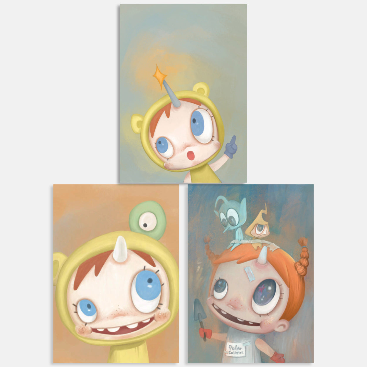 Polar -  Postcard Set | 3 pcs per set / A5 Size