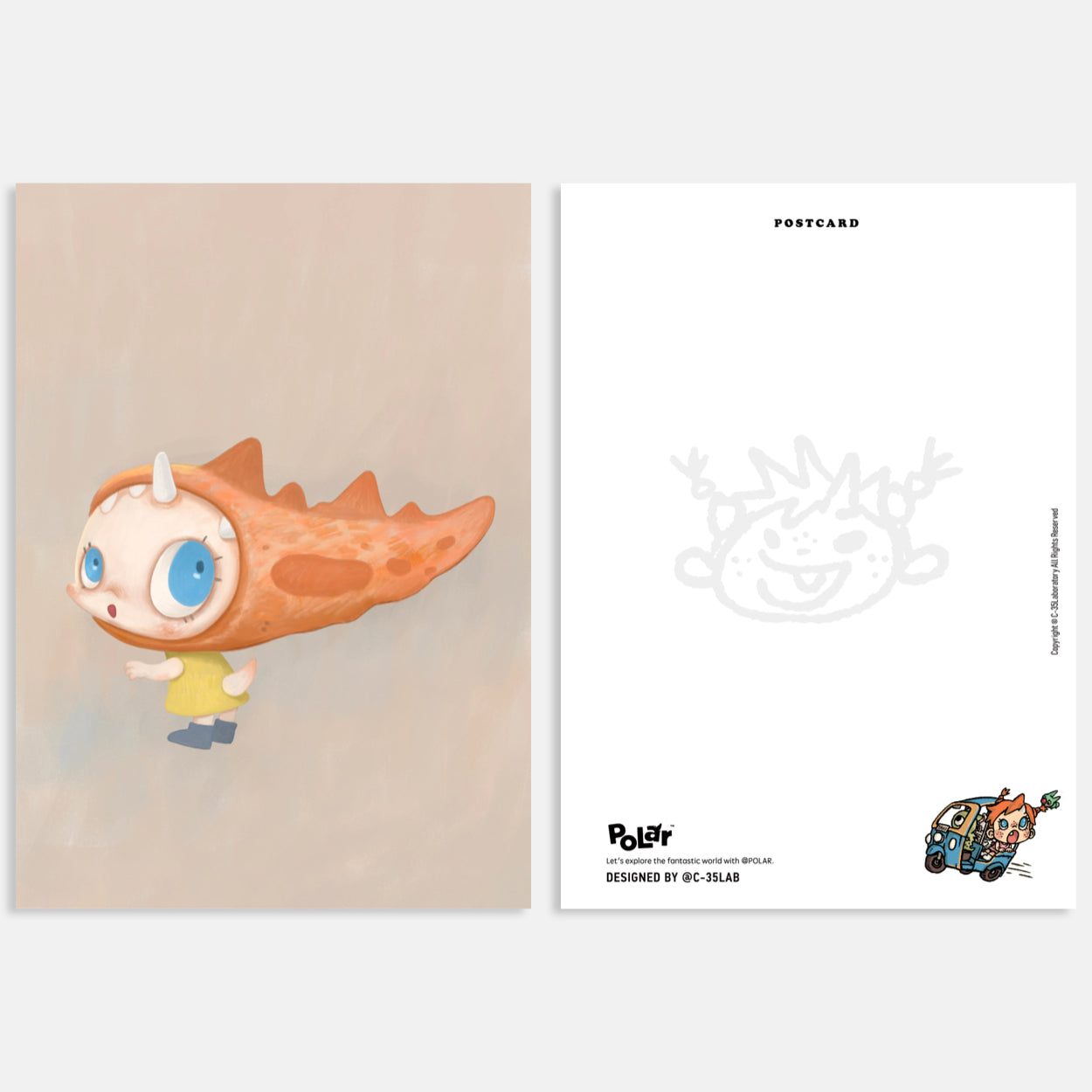 Polar -  Postcard Set | 3 pcs per set / A5 Size