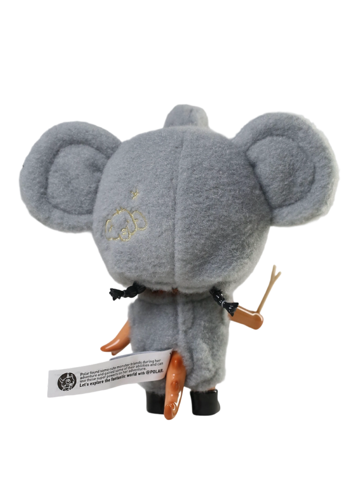Polar-Plushy Vinyl: Lucky Chang - Grey