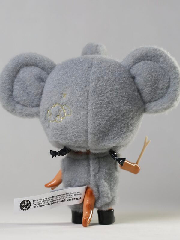 Polar-Plushy Vinyl: Lucky Chang - Grey
