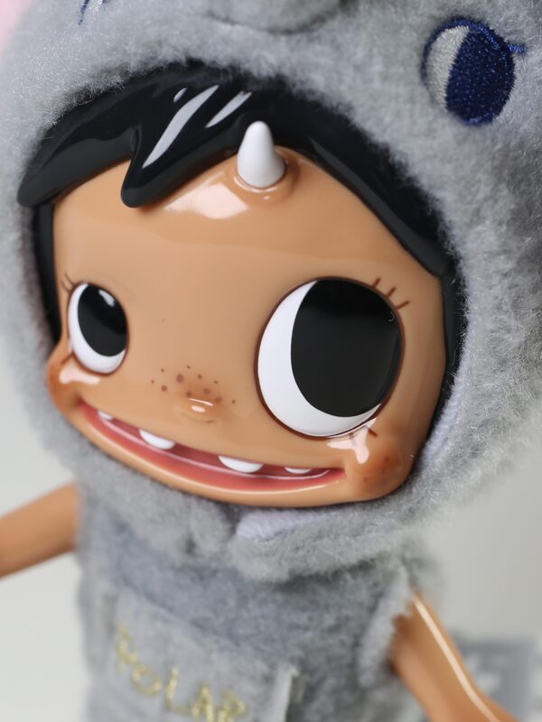 Polar-Plushy Vinyl: Lucky Chang - Grey