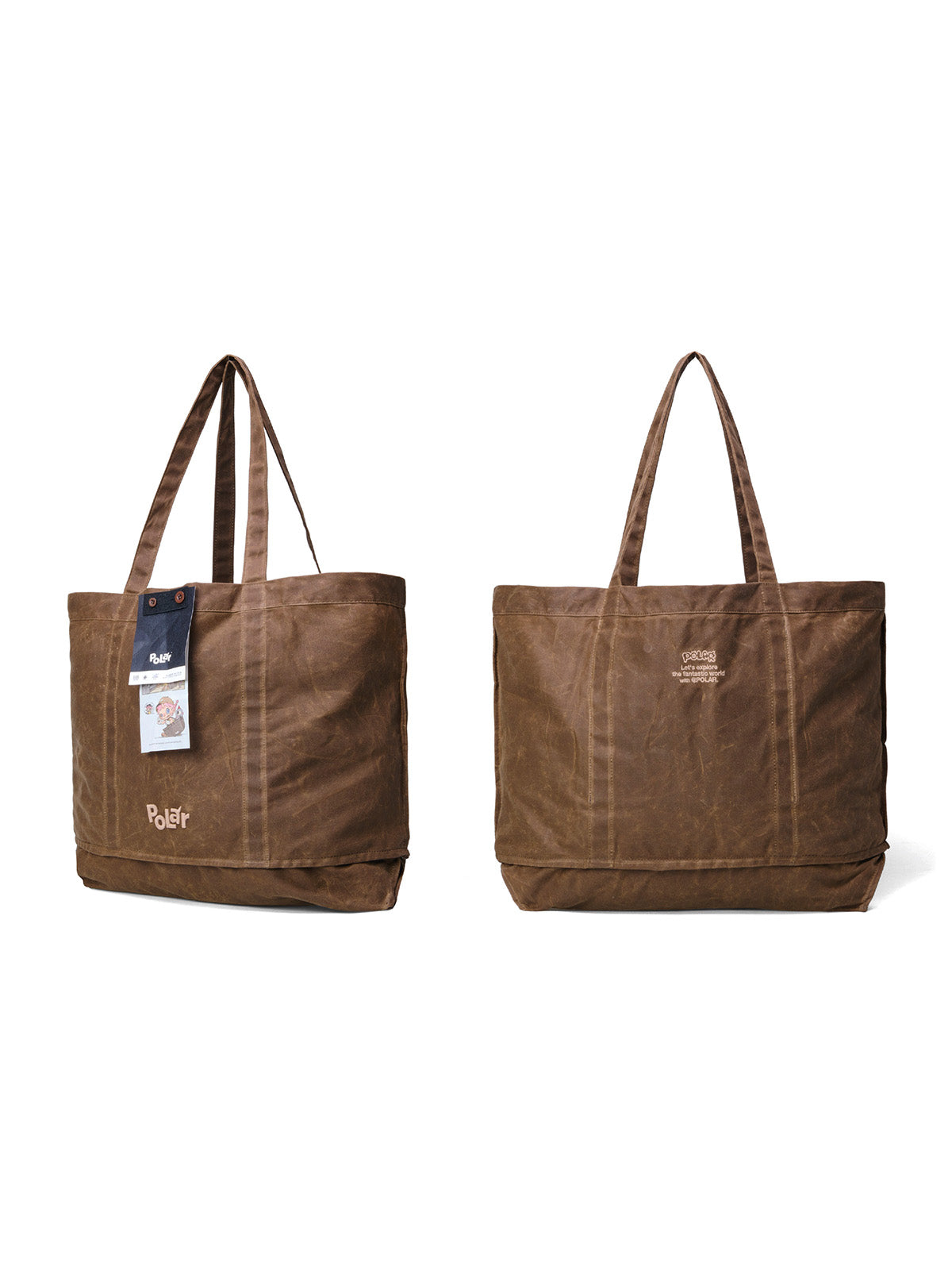 Polar - Waxed Canvas Tote Bag